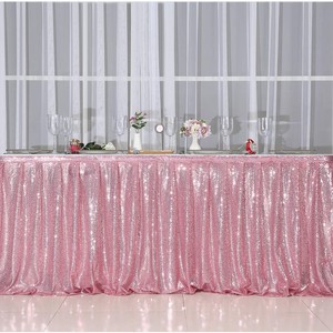 Vestido de mesa de poliéster 100% a prueba de aceite para mesas redondas/rectangulares/cuadradas para uso en Hotel, fiesta de cumpleaños, boda, Navidad - Product Image 6
