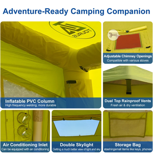 Tente de camping portable gonflable légère pour la <span class=keywords><strong>randonnée</strong></span> en groupe - Product Image 3