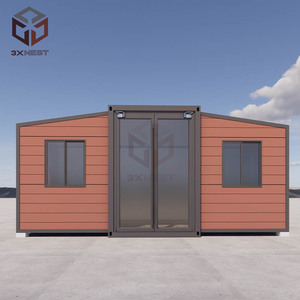 Casa Contenedor Rectangular Expandible Moderna y Personalizable <span class=keywords><strong>de</strong></span> 3x10 pies con <span class=keywords><strong>Dos</strong></span> <span class=keywords><strong>Habitaciones</strong></span> para Uso en Exteriores, Durabilidad <span class=keywords><strong>de</strong></span> 30-40 Años - Product Image 2