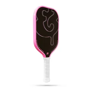 APEX SPORT Sanctioned Tournament Play Standard Raw Carbon Fiber Added Grit Ultra Grip Pickleball Paddle OEM ODM