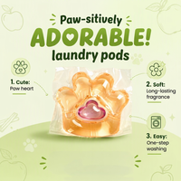 Capsules de lessive personnalisées en forme de patte de chat OEM ODM – Capsules de lavage concentrées pour formule et emballage personnalisés, idéales pour les animaux de compagnie