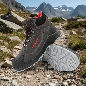 आउटडोर काम करने वाले खेल फुट सुरक्षा के लिए चमड़े की लुभावनी प्रमाणन और प्रभाव प्रतिरोधी सुरक्षा जूते - Product Image 5