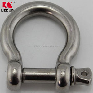 <span class=keywords><strong>Manille</strong></span> d'ancrage à vis M10 en acier inoxydable 316 de type européen pour levage et navigation, avec chaîne d'ancrage et boucle en forme de nœud - Product Image 6