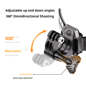 Soporte Universal para Cámara de Mentonera de Motocicleta Kewig, de Liberación Rápida, con Adhesivo Curvo 3M Resistente, para Cámaras de Acción <span class=keywords><strong>GoPro</strong></span> - Product Image 6