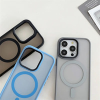 Coque de téléphone de luxe mate dépolie, design personnalisé, vente en gros, magnétique, pour iPhone 11 12 13 14 15 Pro Max 16 17