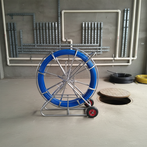 Glasvezel elektrische kabelgootroede 12mm diameter 300m PP gecoate trekdraad voor elektriciënstools - Product Image 5