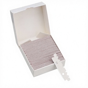 Haward Half <b>Blade</b> <b>Single</b> Edge Stainless Steel Safety <b>Razor</b> <b>Blade</b> Chromium Coating Barber Use Non-Disposable Box Pack - Product Image 2