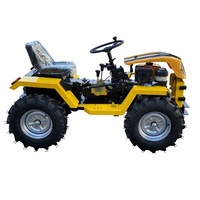 Mini Tractor de 18 HP 4WD, Compacto, para Pequeñas Granjas, con Motor Diésel