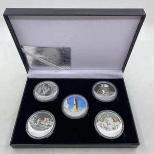 Souvenir d'astronaute <span class=keywords><strong>Apollo</strong></span> personnalisé pièce de collection 40mm en métal argenté à vendre - Product Image 6