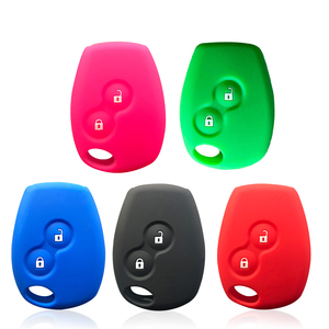 Étui à clé à distance pour Renault Logan I 2 <span class=keywords><strong>3</strong></span> Clio <span class=keywords><strong>DACIA</strong></span> Twingo Duster Sandero <span class=keywords><strong>Stepway</strong></span> pour Nissan Terrano Almera 2 boutons étui à clé de voiture - Product Image 2