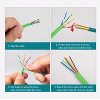 Herramientas de ingeniería de red, separador de cables de red, Cable Ethernet, holgado, separador de núcleo