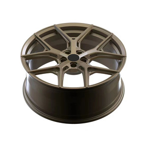 Venta al por mayor 16 a 24 pulgadas mate <span class=keywords><strong>bronceador</strong></span> ahuecado 5x108 ruedas de aleación 20x9,5 ruedas forjadas para 730Li 740Li Series - Product Image 3