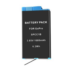 Caméra d'action KAMPHO 1680mah <span class=keywords><strong>batterie</strong></span> rechargeable pour <span class=keywords><strong>Gopro</strong></span> <span class=keywords><strong>max</strong></span> <span class=keywords><strong>Gopro</strong></span> hd hero <span class=keywords><strong>max</strong></span> - Product Image 1
