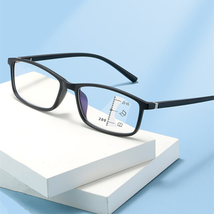 <span class=keywords><strong>Lentes</strong></span> progresivas Gafas de lectura <span class=keywords><strong>para</strong></span> hombres TR90 Marco Delgado Purple Power Ratings 1,75 1,00 - Product Image 1
