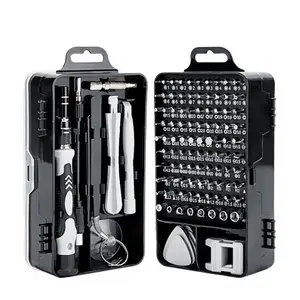 Factory Direct Sales 115 In One Cell Phone Repair Tools Screwdriver Set Of Cross Bits