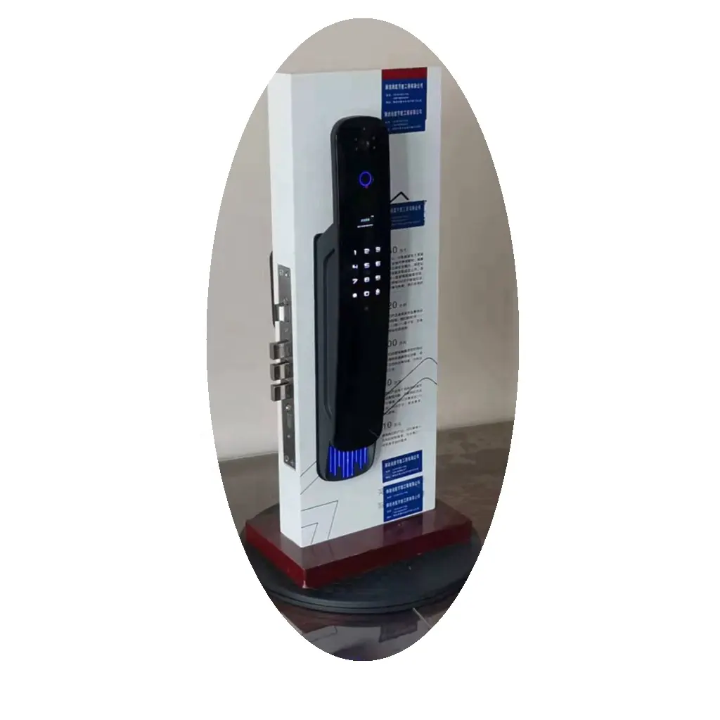 Key Mortise 55 X 92 Face Password App Home Door Bbeg Tech X3 Wi-Fi Noir Smart Lock