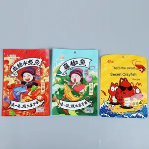 Mì ốc in tùy chỉnh bao bì thực phẩm PVC mì chua nóng phát trực tiếp hàng tiêu dùng nhanh trên Internet - Product Image 2