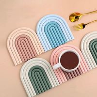 Sous-plat en silicone résistant à la chaleur, antidérapant, pour casseroles chaudes, protection de comptoir de cuisine, dessous de plat