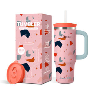 环保不锈钢不倒翁30盎司古德等温线运动翻转吸管绝缘水瓶 - Product Image 1