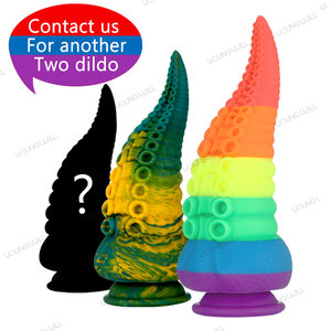 Monster Dildo Lesbian Enormes juguetes anales Ventosa Producto sexual para adultos Pulpo Tentáculo Pene artificial Dildo Juguete sexual para mujeres - Product Image 5