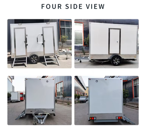 Rimorchio Bagno Personalizzato, Rimorchio Toilette Portatile, Bagno Mobile con Doccia, Servizi Igienici per Esterni, Rimorchio Toilette per Camper - Product Image 4