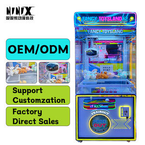 FANCY TOYS LAND X2 Prize Claw Jeu d'arcade à pièces Attrayant Neon Lights Plush Toy Catcher pour les lieux de divertissement - Product Image 6