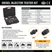 Testeur de compression et de perte de pression du moteur WUZHAO pour moteurs diesel et essence, kit de diagnostic automobile professionnel