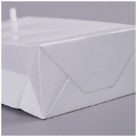 Sachets de thé Creatrust : Emballage personnalisé, sacs en papier kraft blanc imprimés sur mesure avec logo, pour vente à emporter, scellables