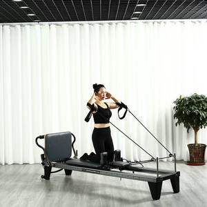 Máquina <span class=keywords><strong>de</strong></span> <span class=keywords><strong>Pilates</strong></span> Reformer <span class=keywords><strong>de</strong></span> Aleación <span class=keywords><strong>de</strong></span> Aluminio <span class=keywords><strong>de</strong></span> Grado Comercial para Entrenamiento Profesional en Estudio, <span class=keywords><strong>Cama</strong></span> <span class=keywords><strong>de</strong></span> <span class=keywords><strong>Pilates</strong></span>, Compra al por Mayor - Product Image 4