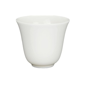 Dehua White Porcelain Master Cup Ceramic Teacup Letter Print Traditional Chinese Style Kung Fu Tea Cup Small Size - Product Image 2