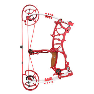 Arco Compound Little Monster 17" (distanza tra assi) lavorato a CNC 30-75 libbre per tiro con frecce e sfere d'acciaio - Product Image 5