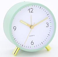 Rétro silencieux snooze réveil analogique sans tic-tac et à piles chevet led réveil décor pour chambre salon