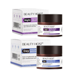 Private Label Hyaluron säure Retinol Anti-Aging-Falten Dunkle Sommersprossen Schwarze Haut Feuchtigkeit creme Feuchtigkeit spendende Tages-und Nacht gesichts creme - Product Image 1