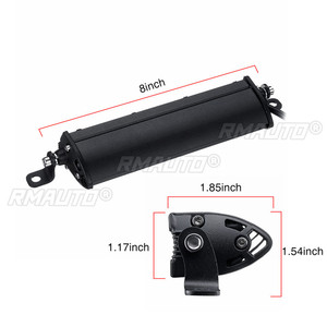Barre LED tout-terrain 8 pouces 240W, projecteur combiné, barre lumineuse de travail pour camion, voiture, SUV, 4x4, bateau, VTT, phares LED 12V 24V - Product Image 5