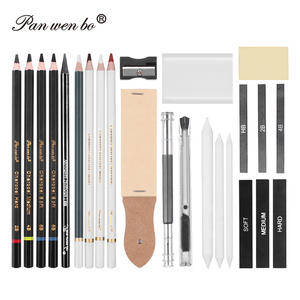 Panwenbo-Ensemble <span class=keywords><strong>de</strong></span> crayons <span class=keywords><strong>de</strong></span> couleur pour artiste, outils <span class=keywords><strong>de</strong></span> <span class=keywords><strong>dessin</strong></span> artistique, graphite, charbon <span class=keywords><strong>de</strong></span> bois, 42 pièces - Product Image 2