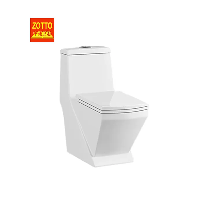 Moderne quadratische P-Falle S-Falle WC Washdown Kommode Badezimmer Keramik einteilige Wasser klosett American Standard WC Toilette