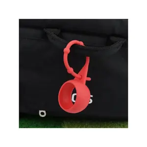 Eco-Friendly Golf Bag Silicone Golf Balls Protective Case Straps Bag Light weight Silicone Golf Ball Cover Holder