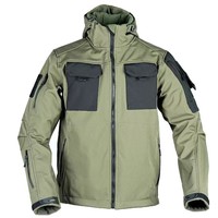 Veste tactique en polaire coupe-vent pour homme, pour l'hiver, les activités de plein air, camouflage, veste softshell pour la course à pied, le cyclisme, la randonnée