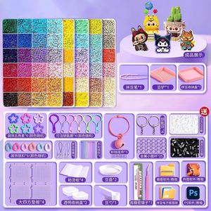 Ensemble de jeu pour filles en gros en <span class=keywords><strong>ligne</strong></span>, perles en plastique DIY de différentes couleurs de 2,6 mm, <span class=keywords><strong>jouets</strong></span>, perles <span class=keywords><strong>à</strong></span> repasser bon marché, kit de perles unisexe pour enfants - Product Image 5