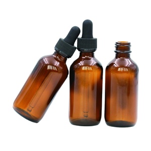 Refillable hổ phách Boston Vòng Glass Eye <span class=keywords><strong>Drop</strong></span> tóc dầu dropper chai 1oz 2oz <span class=keywords><strong>4oz</strong></span> 8oz hổ phách Glass tinh dầu chai - Product Image 3