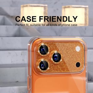 Protector de Lente de Cámara para <span class=keywords><strong>iPhone</strong></span> 17 Pro Max, Cubierta de Vidrio Templado, Brillante, Compatible con Fundas, Accesorios para Protector de Pantalla - Product Image 3