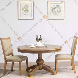 Silla de comedor de Estilo Vintage francesa moderna con muebles de tela de <span class=keywords><strong>lino</strong></span> y madera maciza pura para comedor <span class=keywords><strong>antiguo</strong></span> bolsa suave diseñada para hacer - Product Image 4