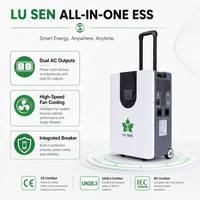 Station d'alimentation solaire domestique hors réseau tout-en-un avec batterie au sol de 16 kWh LiFePO4
