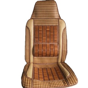 Cojín para Asiento de Camión Oumandelong, Tiras de Bambú, Soporte Lumbar Fijo, para Camión Ligero, Color Beige Café - Product Image 3