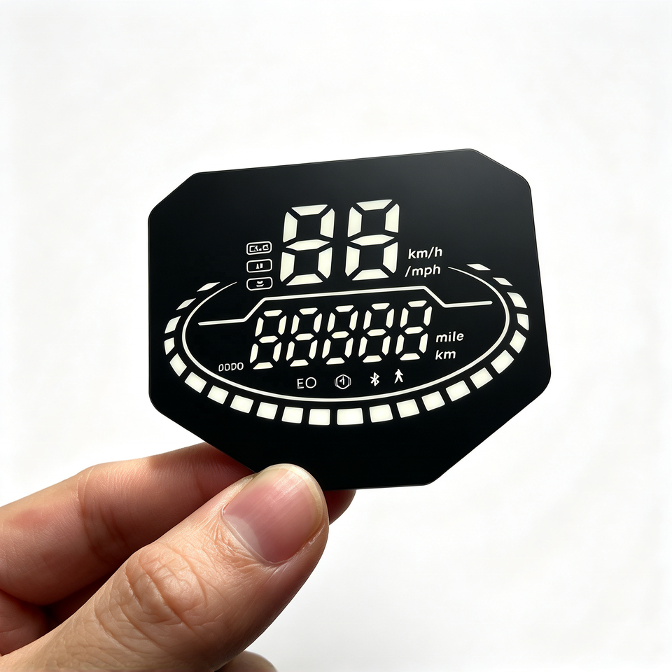 Sticker White Sample Print Manufacturer Custom Control Panel Overlay Graphic Nameplate Sticker Pet ...