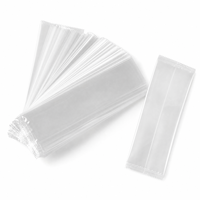 Sacs en plastique transparents pour sucettes glacées, pochettes pour bâtonnets de glace, emballages pour glaces, sacs en plastique pour emballer les glaces