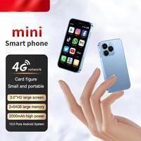 هاتف ذكي صغير XS16 بسعر منخفض، معالج MTK، ذاكرة وصول عشوائي 3 جيجابايت، ذاكرة تخزين 64 جيجابايت، شاشة 3 بوصة، كاميرا 5 ميجابكسل، شريحتي اتصال، نظام أندرويد 10.0، دعم شبكات الجيل الرابع LTE
