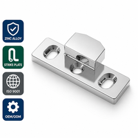Plaque de fixation en zinc pour fenêtre, avec loquet simple, isolée thermiquement, pour fenêtres à battants et coulissantes, idéale pour l'hôtellerie, design moderne