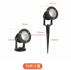 Lampe LED extérieure encastrée en aluminium étanche IP65 5W 7W 12W <span class=keywords><strong>pour</strong></span> jardin avec couvercle 220V - Product Image 3