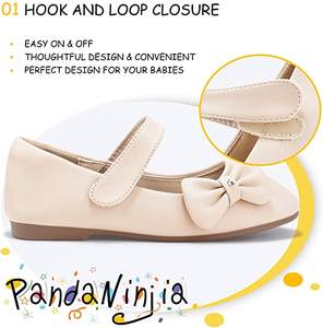 Scarpe da Ballerina Mary Jane per Bambine e Ragazze, Modello Susie, per Matrimoni, Feste e Scuola - Product Image 4